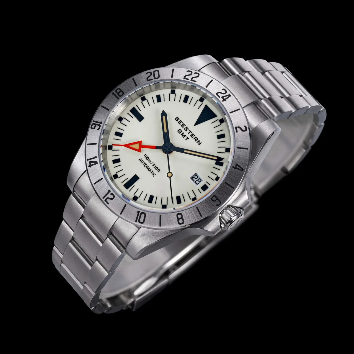 SEESTERN Men's Watch GMT Automatic NH34 Movement Sapphire Crystal