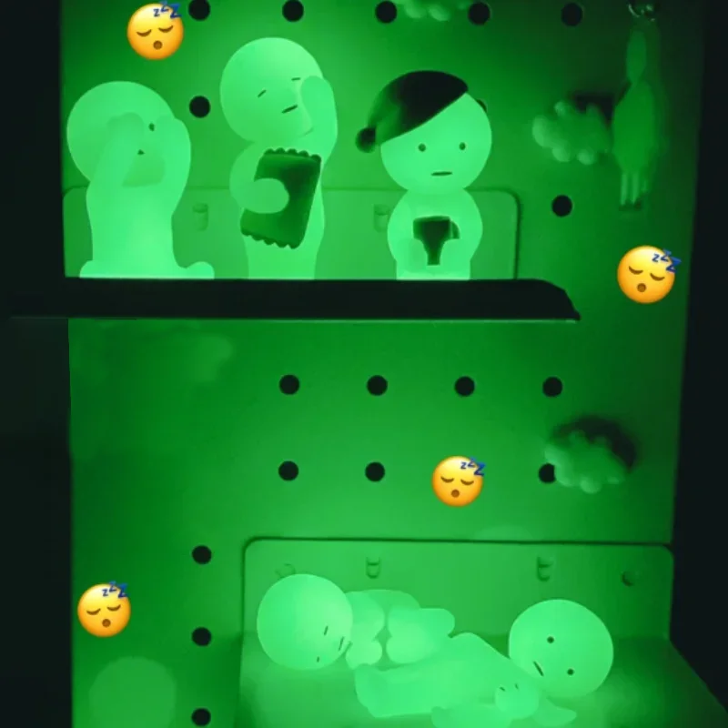 Juego de 6 piezas de caja ciega de la serie Rest para ver figuras de acción más populares, sueños, decoración del hogar, regalos de San Valentín