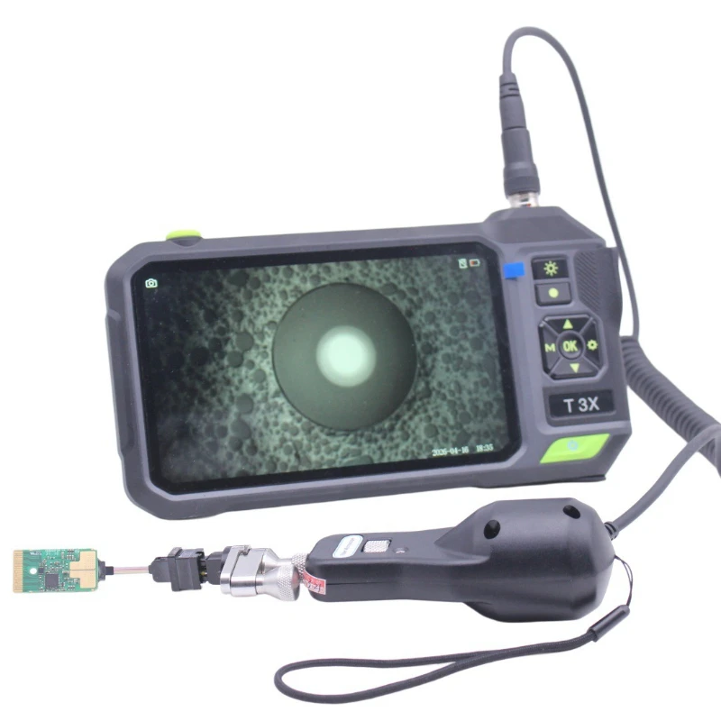 Fiber end face tester inspects MPO UPC APC end faces