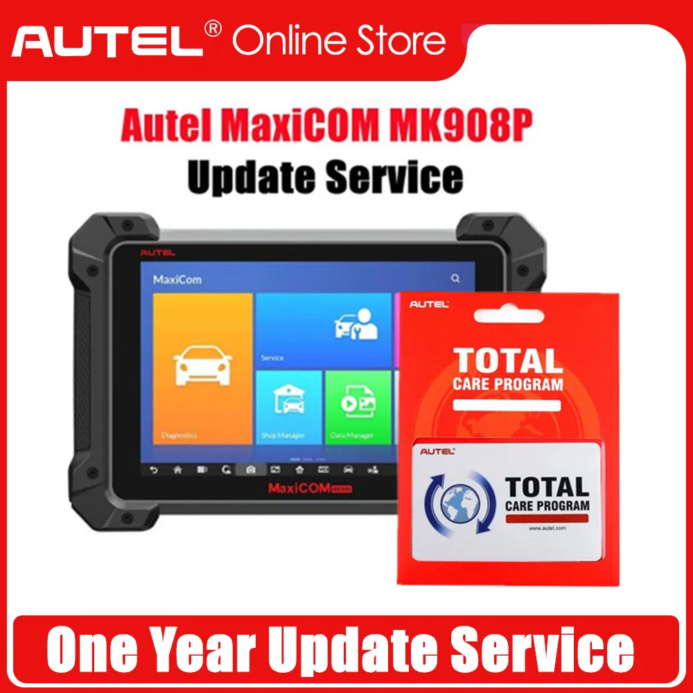 

Original Autel MaxiCOM MK908P One Year Update Service (Total Care Program Autel)