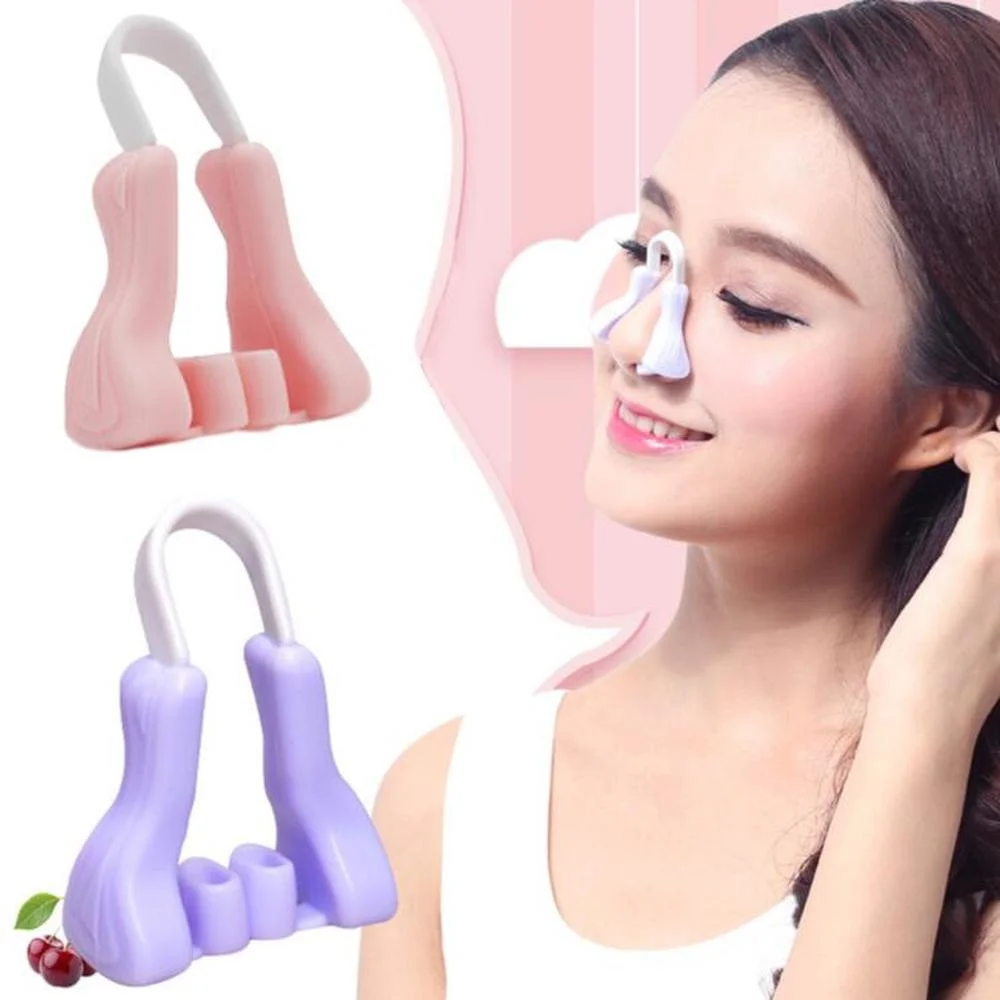 3 Colors Nose Shaper Clip Nose Lifting Shaper Silicone Nose Slimmer Shaping Bridge Hurt Nose Straightener Beauty Tools