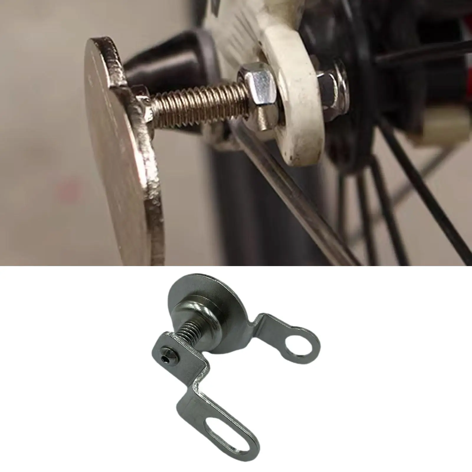 Folding Bike Lock Magnetic Iron Buckle Front Fork Holder Strong Accessory for Bicycle Antitheft Gear - view 5