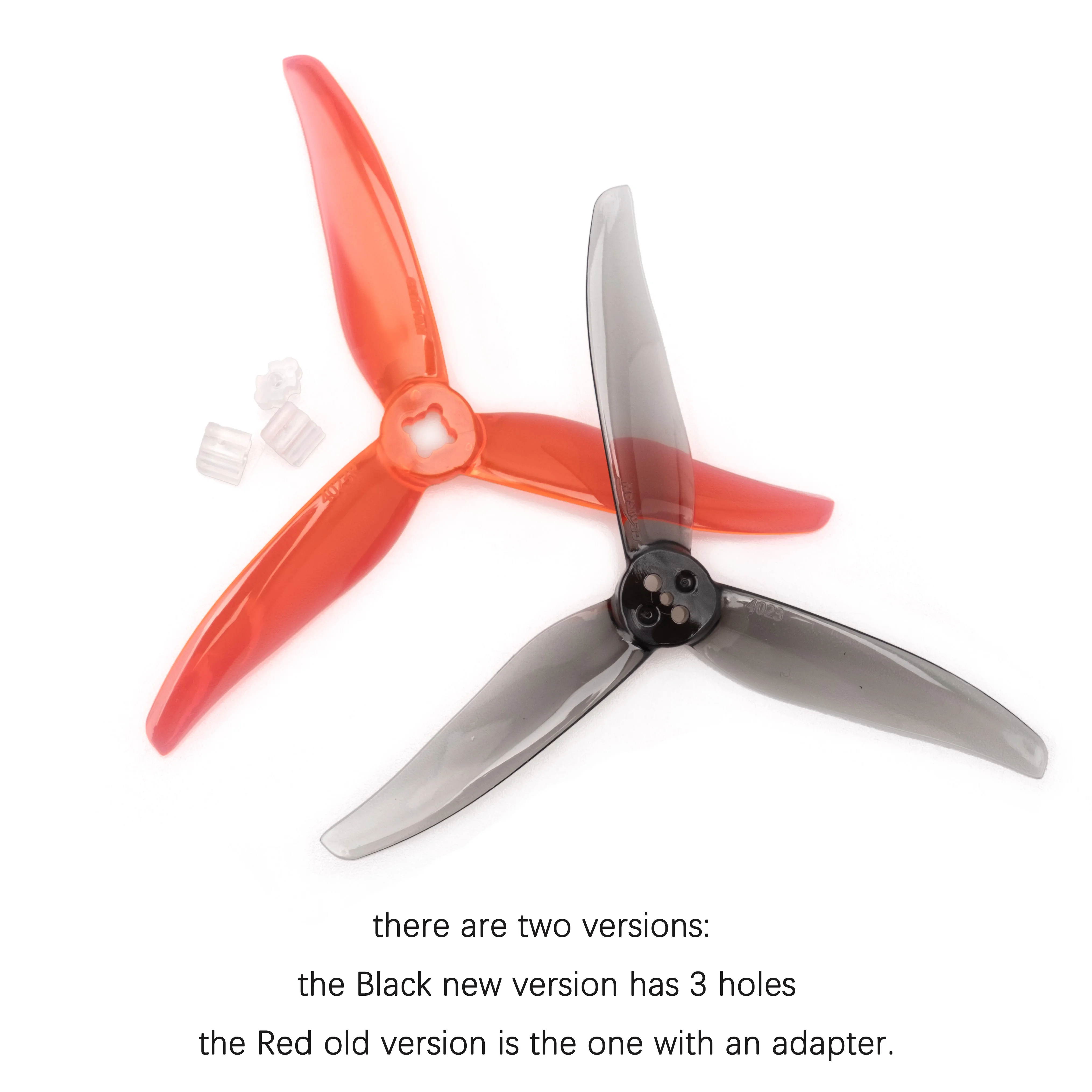 24pcs 12pairs Gemfan 4023 4inch 3 3 Blade/ Tri-blade Propeller 1.5mm CW CCW FPV Props for 4’’ Toothpick FPV Racing Drone
