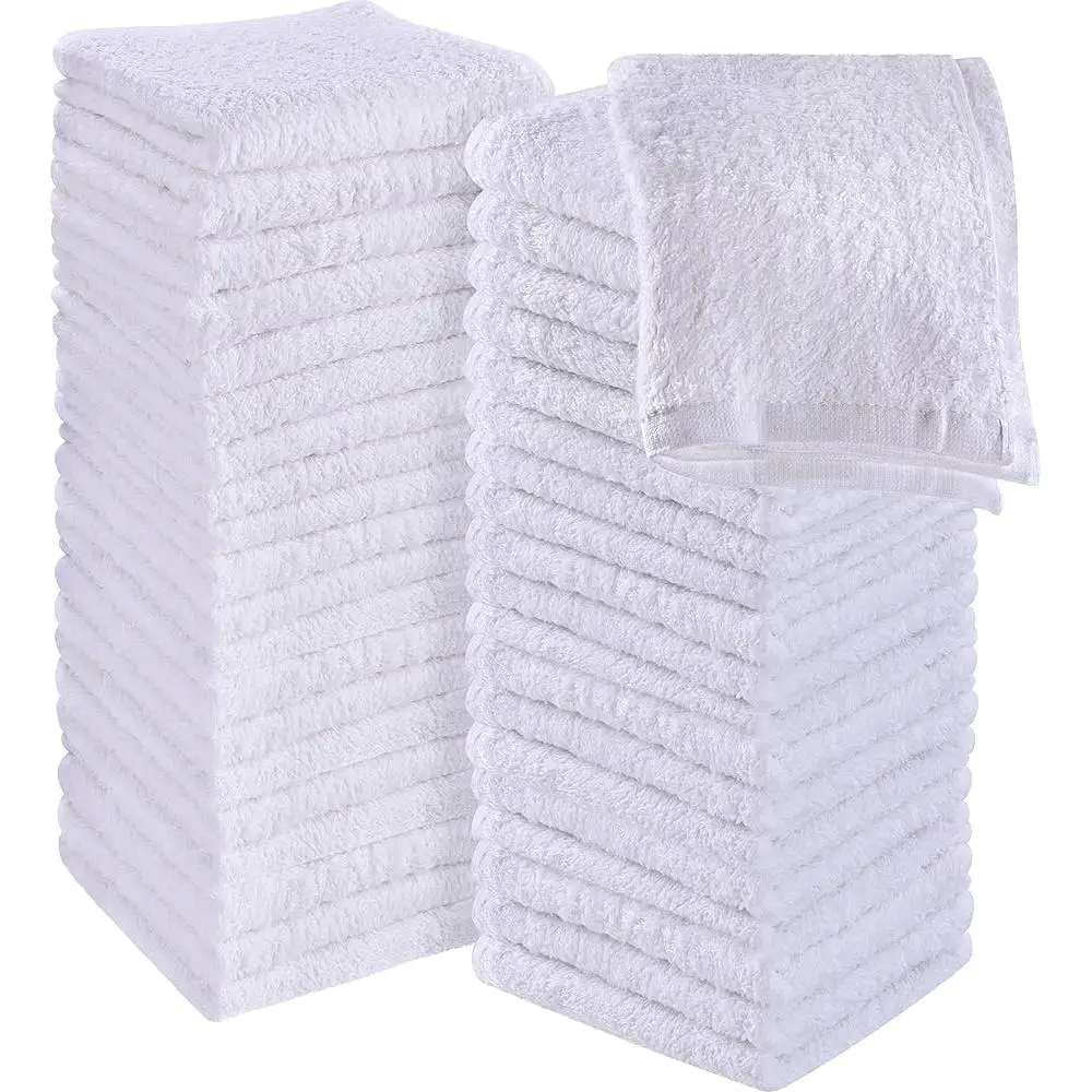 Luxury Cotton Washcloths Highly Absorbent Soft Fingertip Towels Perfect Spa Home Gym Daily Use