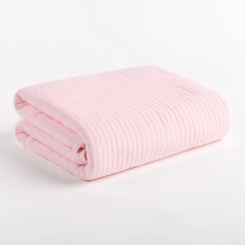 Drizzle Cotton Gauze Bath Towel Plain Solid Color Simple Hotel Home Couple Festival Company