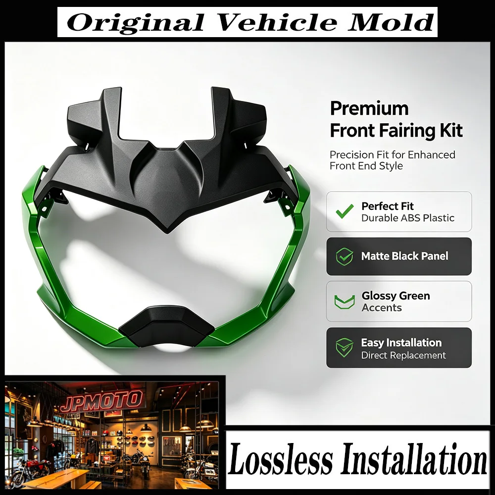 For Kawasaki Z400 ZR400 Z 400 ZR 400 2018-2022 Motorcycle Headlight Fairing Upper Nasal Mask Cover ABS Multi