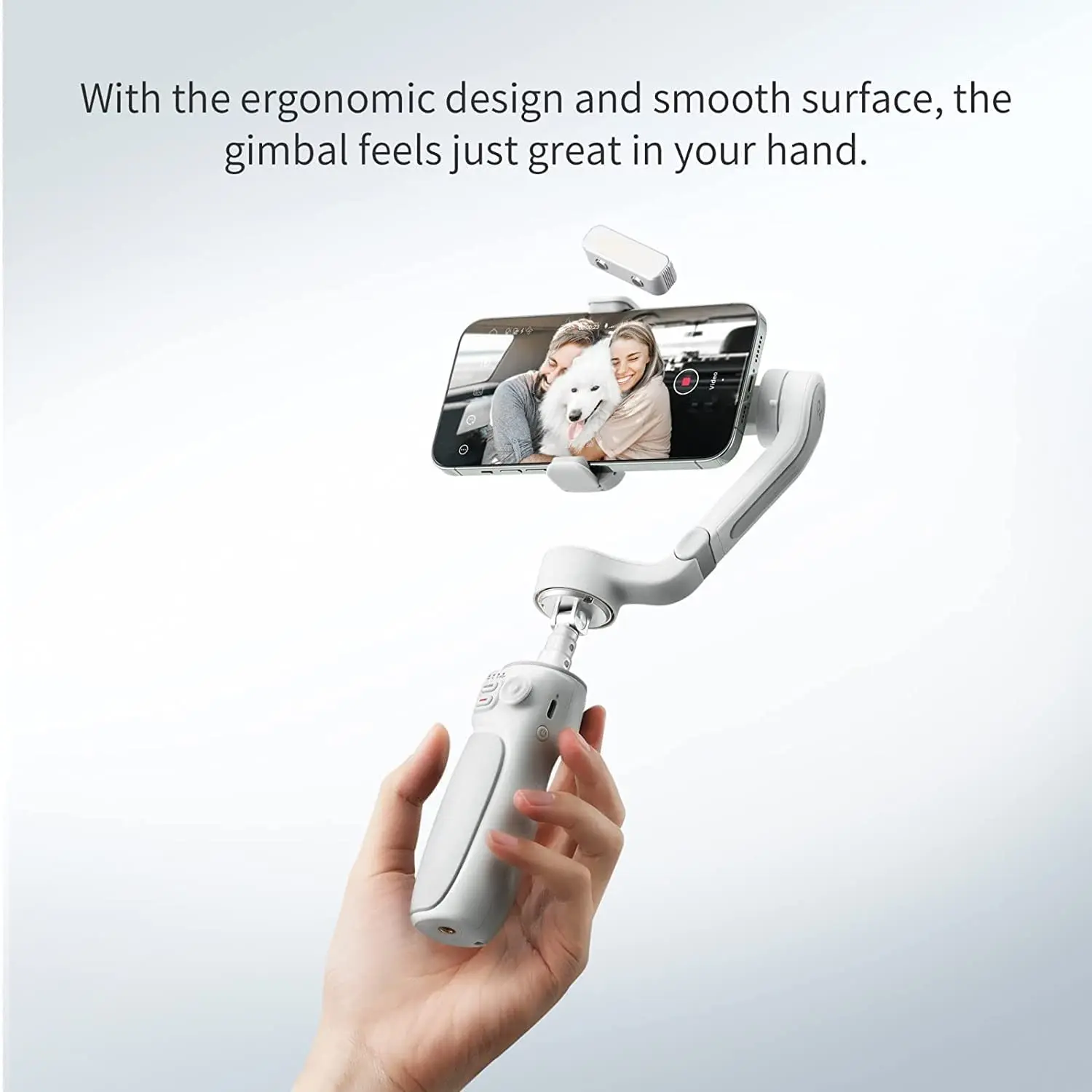 ZHIYUN Smooth Q4 3-Axis Smartphone Gimbal Stabilizer for Android iPhone Built-in Extension Rod Foldable Vlogging TikTok YouTube