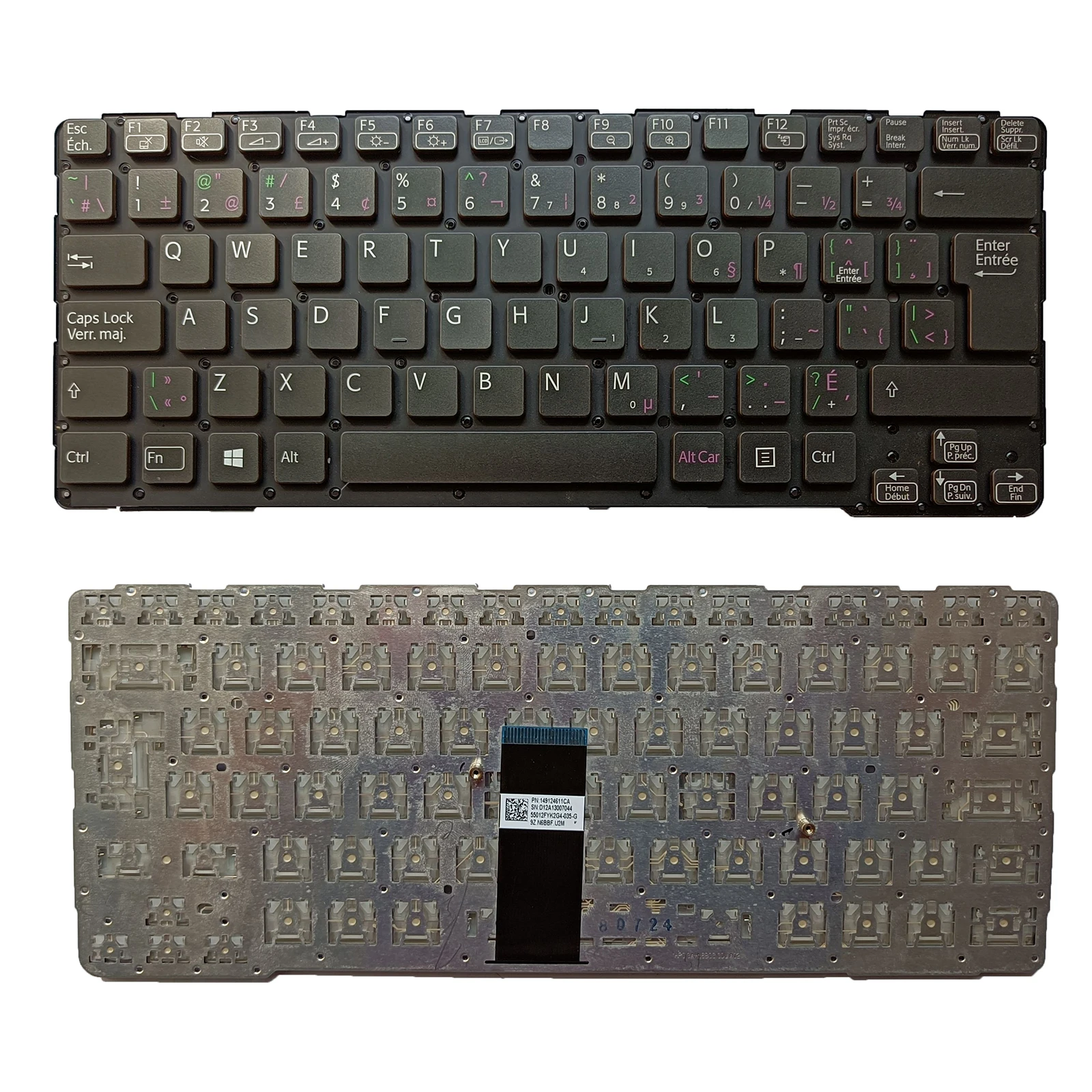 New CF black Keyboard For SONY Vaio E14 SVE14 SVE14A SVE141 SVE 14 SVE14111ELW