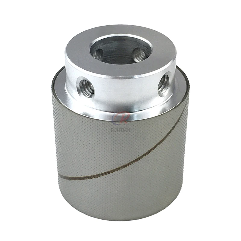 2pcs 28x33mm Gold Roller Gear Paper Pressure Roller for Infiniti Phaeton Galaxy Crystal Inkjet Printer Metal Pinch Roller
