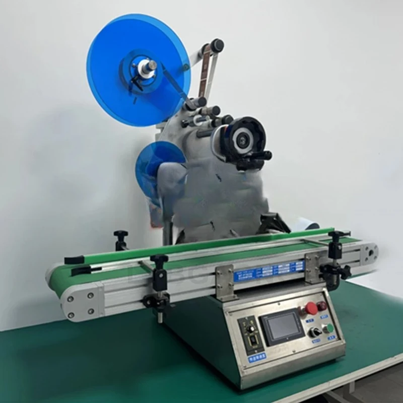 Screen  Plane Wrapping Machine PLC Controller Pure Electric Adjustable SpeedIntelligent Labeling Machine 240W