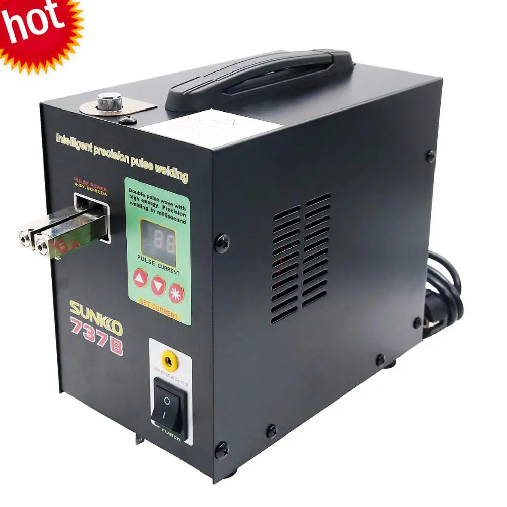 110V 1.5KW Battery Spot Welding Machine LED Light 737G Spot Welder