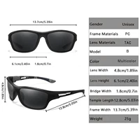 Men's Polarized Fishing Sunglasses Men Women Cycling Driving Hiking Sun Glasses Anti-glare UV400 Eyewear TAC Lens 1 PC 2