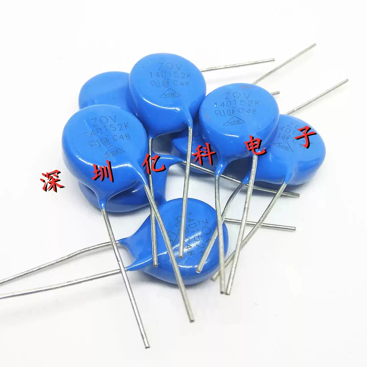 Brand new high-quality direct insertion varistor 14D152K 152KD14 diameter 14mM 1500V accuracy 10%