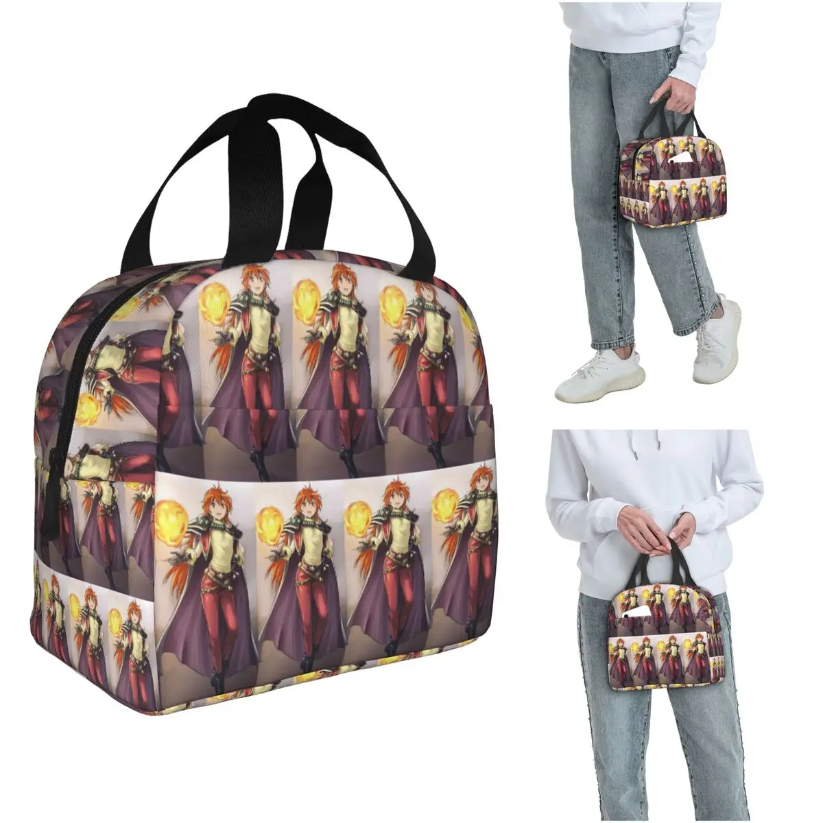

Lina Inverse Insulated Lunch Bag for Women Children Portable Food Boxes Thermal Lunch Box Tote