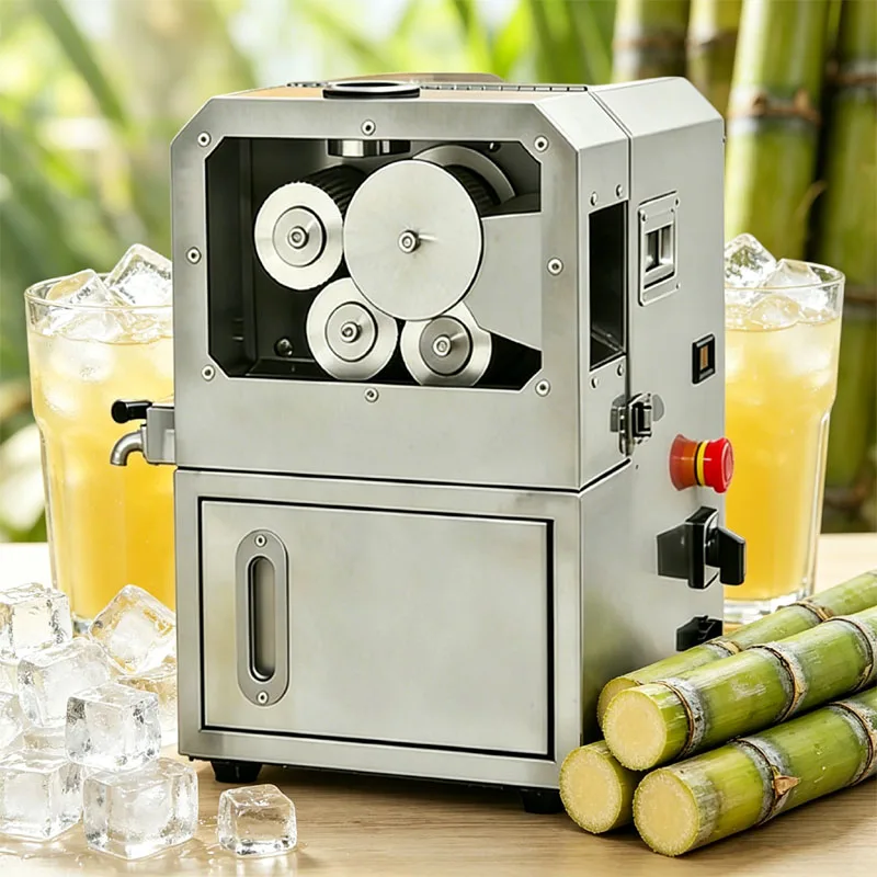 

Commercial Sugar Cane Juice Press Machine Electric Easy Clean Desktop Juicer Machine