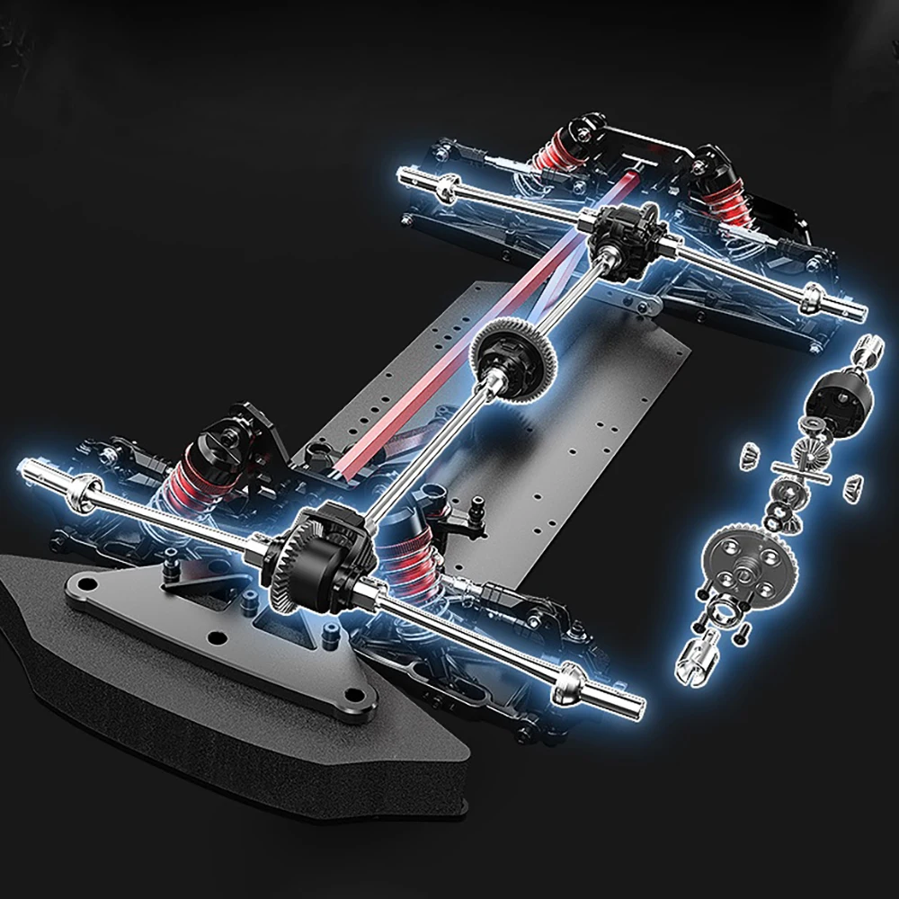 MJX 7304 Rc سيارة Hyper Go 1/7 60 كم/ساعة عالية السرعة على الطرق الوعرة مركبة 2.4G بدون فرش التحكم عن بعد الانجراف سباق السيارات ألعاب الكبار