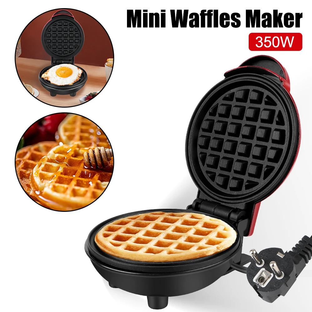 Mini Waffle Pot Bubble Egg Cake Oven Breakfast Waffle Molds Egg Cake Oven Pan Eggette Machine Mini Electric Waffles Maker