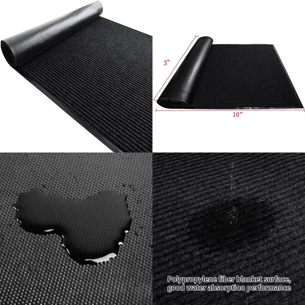 

Heavy-Duty Commercial Entrance Mat with Brushed Step and Vinyl Backing