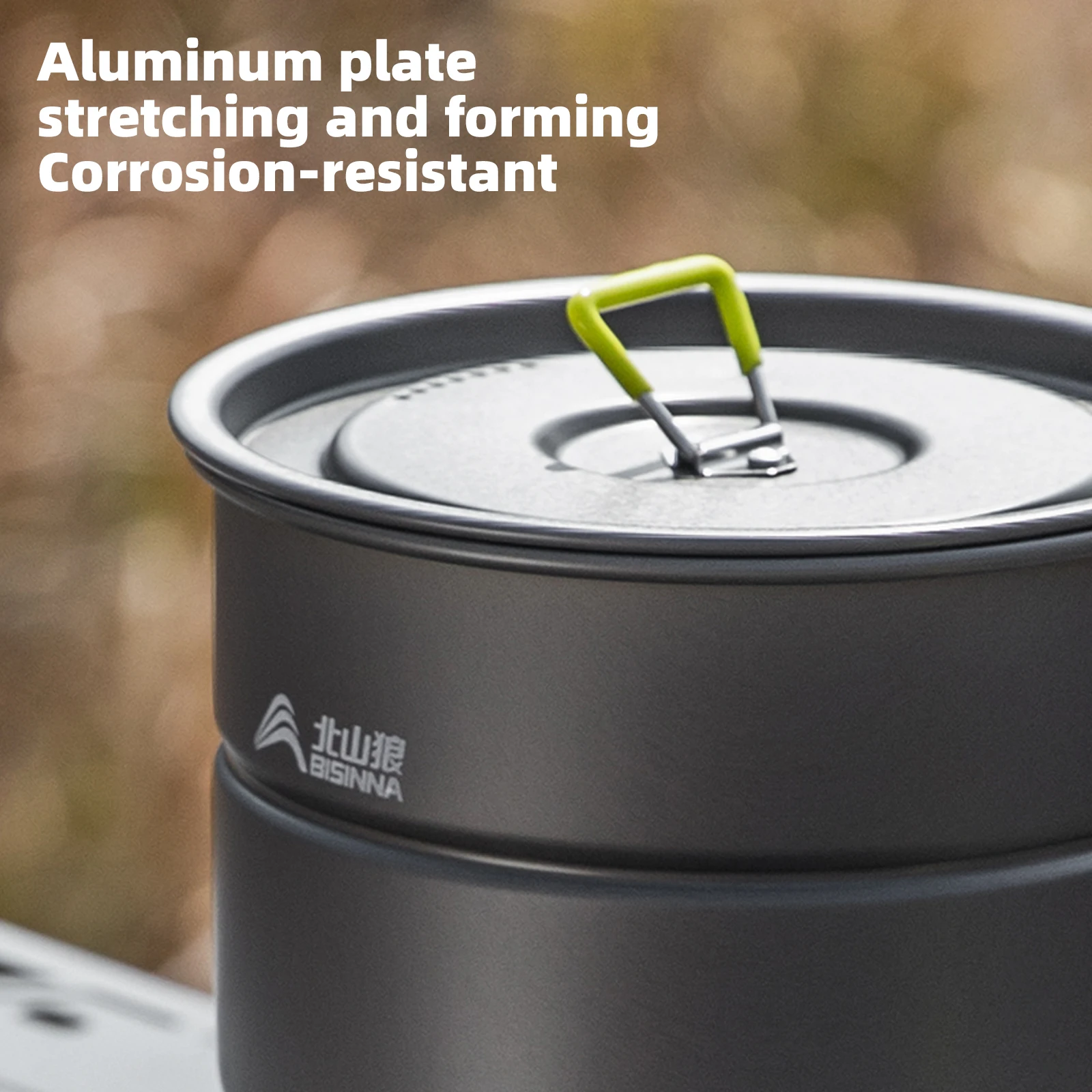 BISINNA Campingkookgereiset Al - Nesting Camping Cooking Set recensie en prijs