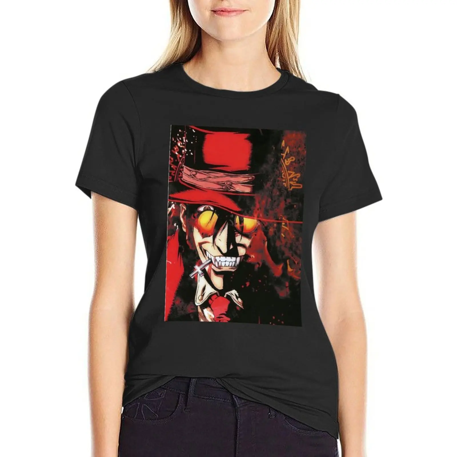 Hellsing T-Shirt Aesthetic clothing Short sleeve tee kawaii clothes korean fashion summer clothes for Women