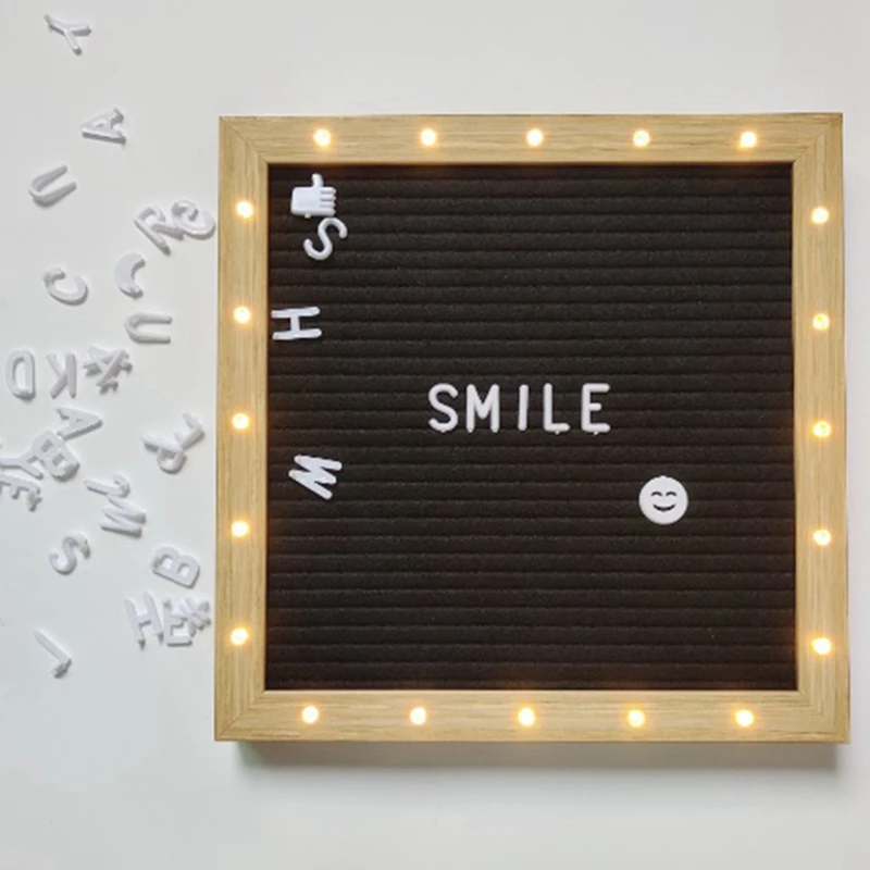 Feltro Letter Message Board, placas de sinal mutáveis, sinal do anúncio do bebê