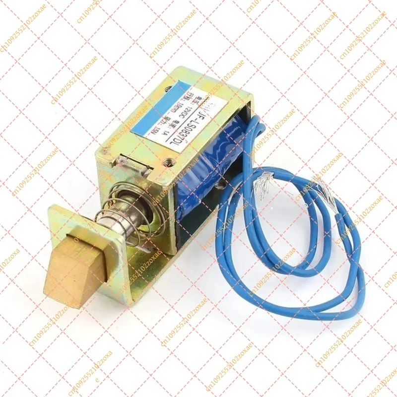JJF-S0837DL 10mm Stroke 1.5Kg 15N Force Pull Type Open Frame Solenoid Electromagnet DC 6V 12V 24V 1A for Door Lock System