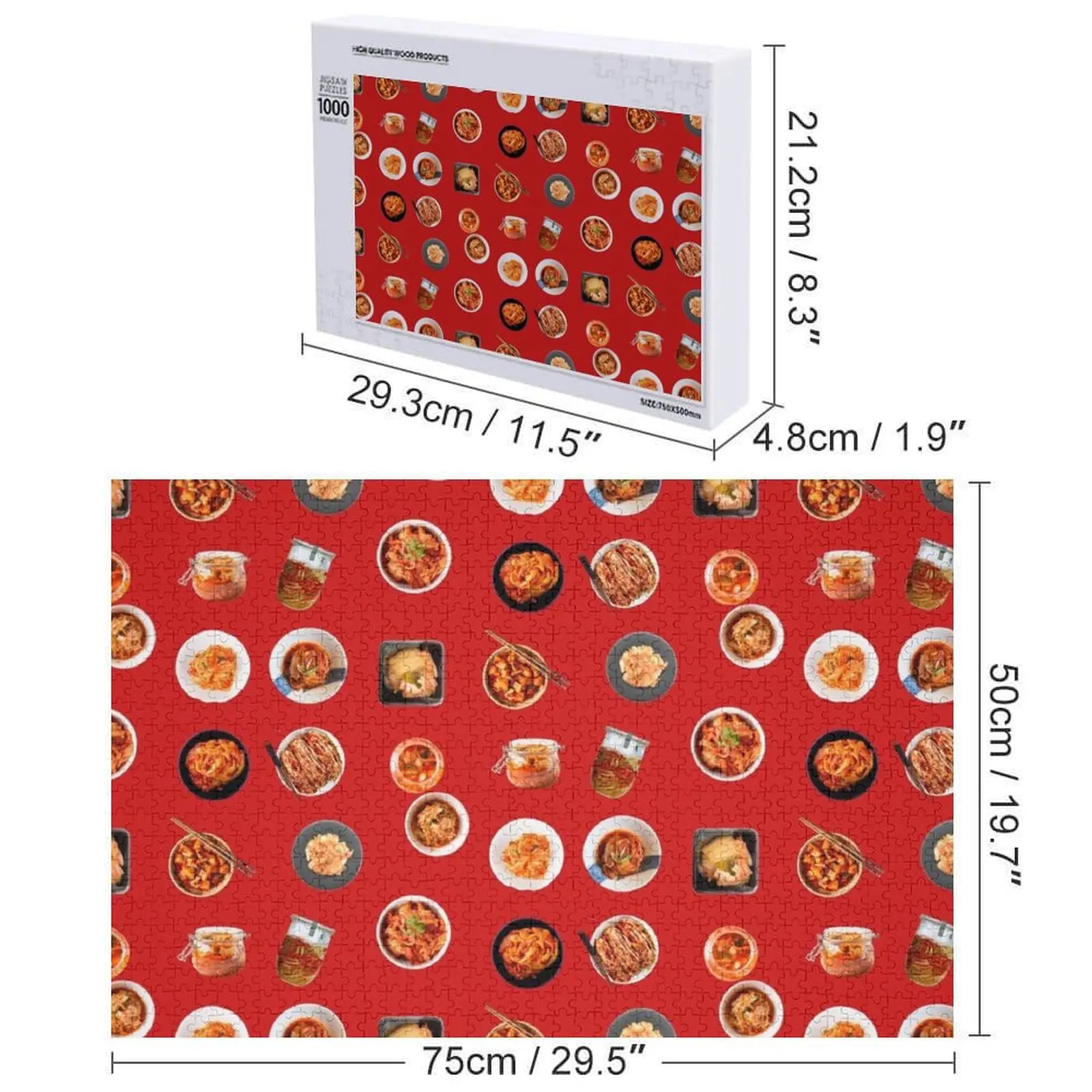 Kimchi Party Pack! Jigsaw Puzzle Woods For Adults Custom Gift Customized Toys For Kids Puzzle