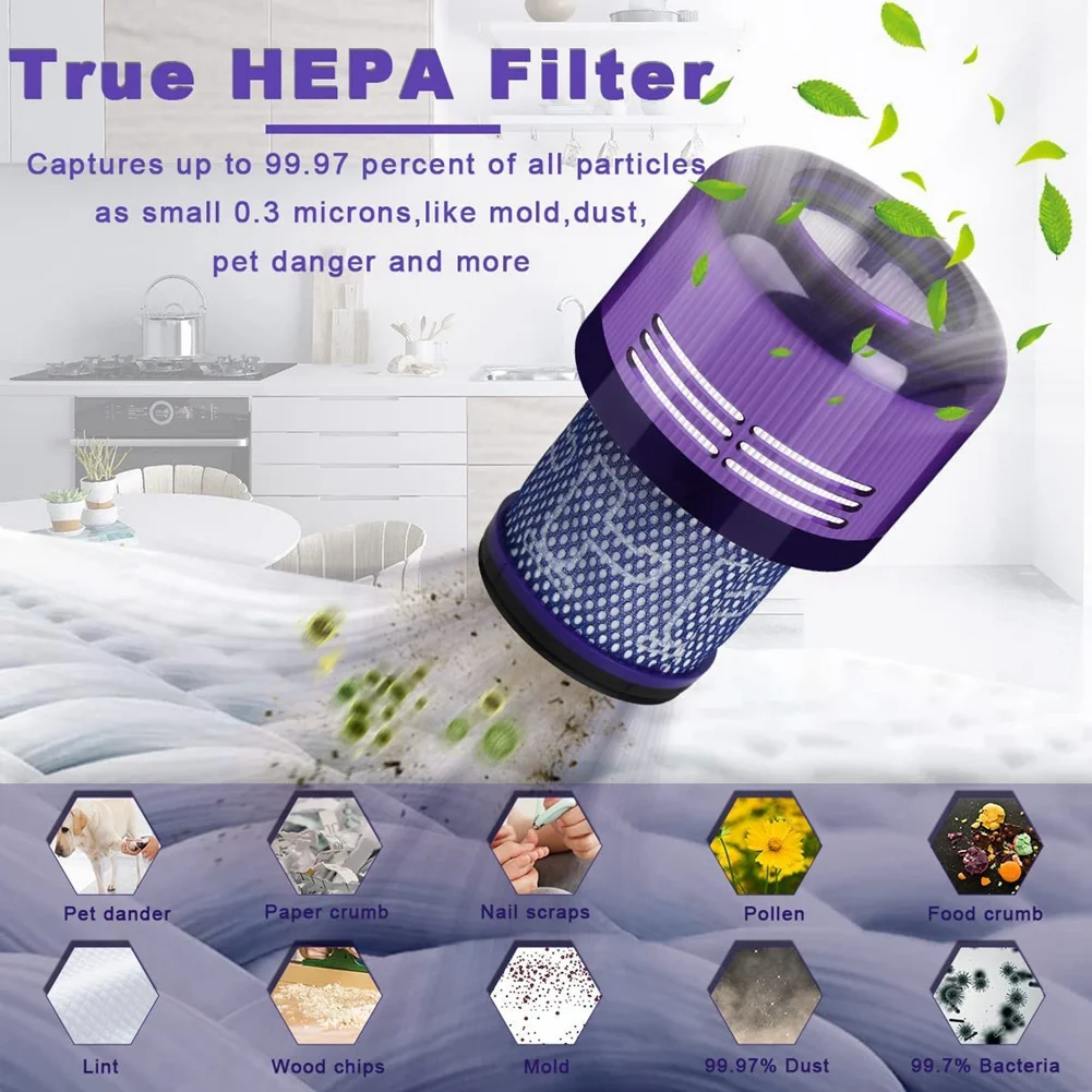 Сменные фильтры для Dyson V11 V15 SV14, аксессуары для пылесоса, моющийся фильтр + чистящая щетка