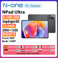 N-one NPad Ultra Tablet,Android 1411.97-inch 2000*1200 FHD Screen,Snapdragon 685 8 Core Max 2.8GHz,128GB ROM, 9200mAh Battery