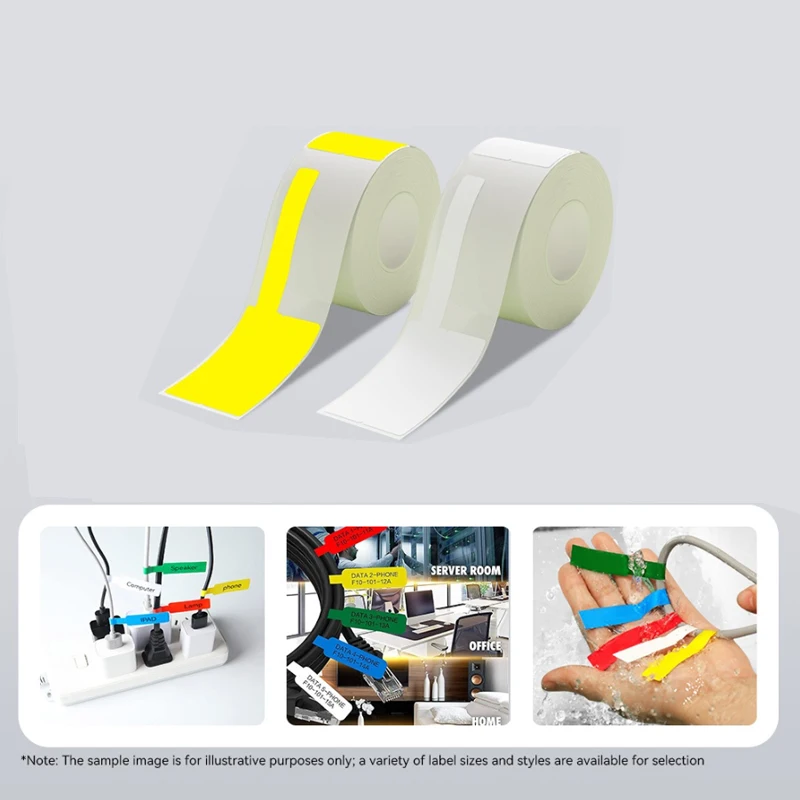 Niimbot B1/B21/B3S color Label Sticker Waterproof Oil Proof No Glue Residue Thermal Circular Label Paper For B1/B21/B3S Printer