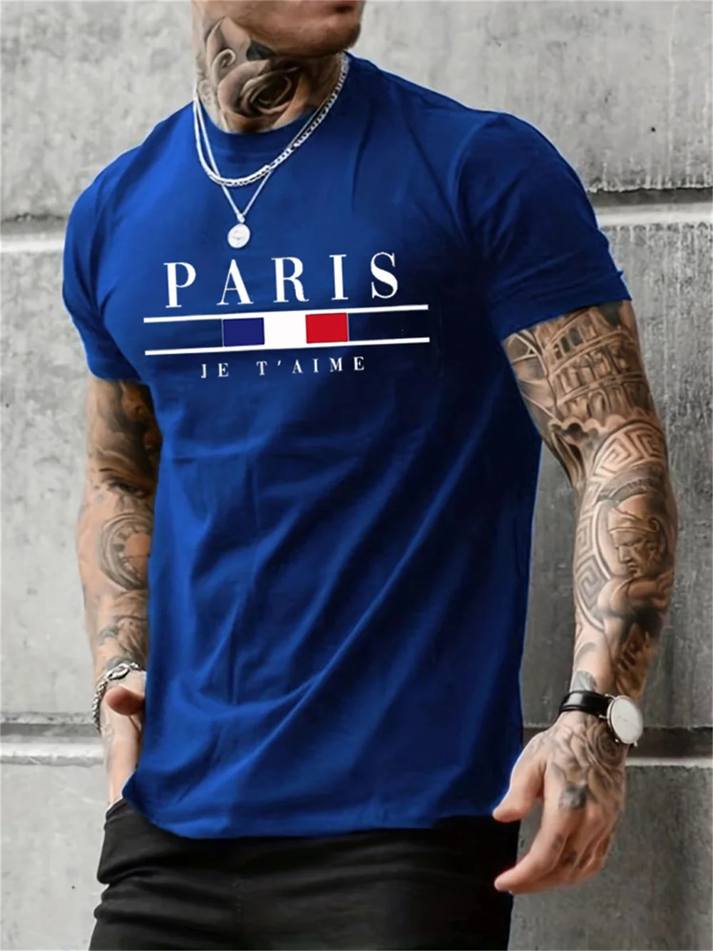 

Sports Fitness Simple Daily Men's T-Shirt Casual Fashion Short Sleeved Summer Street Breathable T-Shirt For Men Top Tee