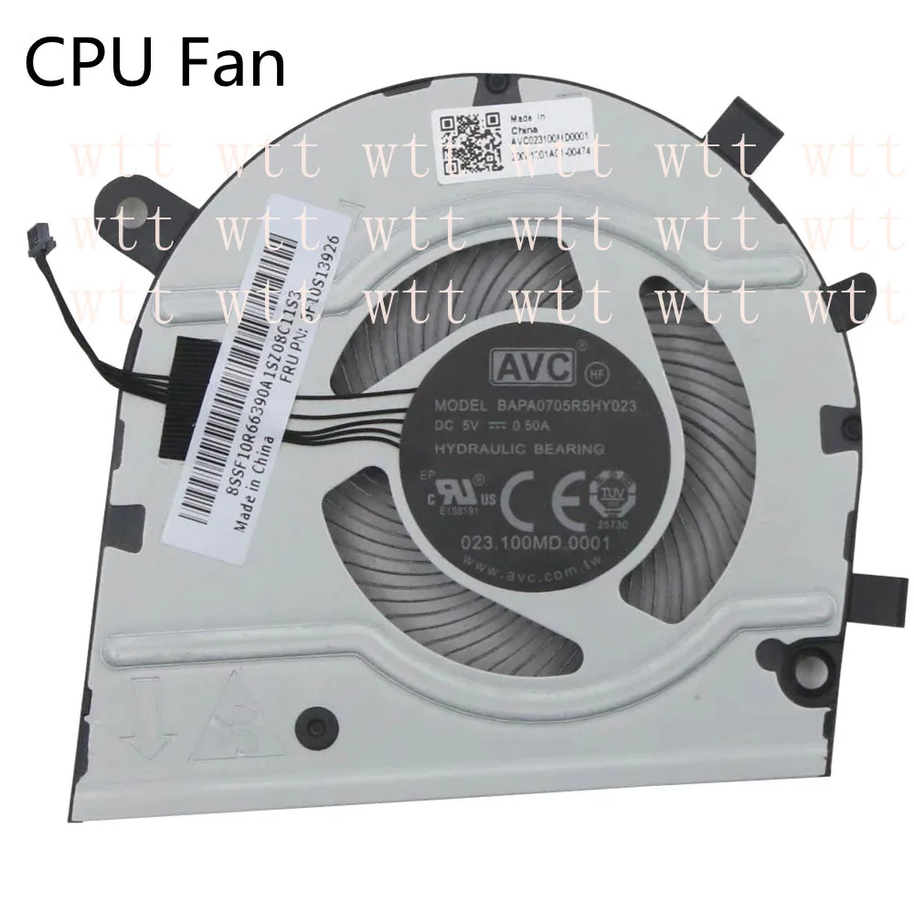 لينوفو ثينك بوك 13S G2 ITL وحدة المعالجة المركزية GPU مروحة التبريد 5F10S1392 BAPA0705R5HY023