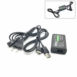 For Sony PlayStation Psvita PS Vita PSV 1000 EU/US Plug USB Data Charging Cable Home Wall Charger Power Supply AC Adapter