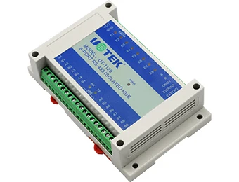 Industrial RS232 RS-232 RS-485 to 8 Ports RS485 Serial HUB RS485 Optoelectronic Isolation ESD Anti Surge Adapter UT-1128