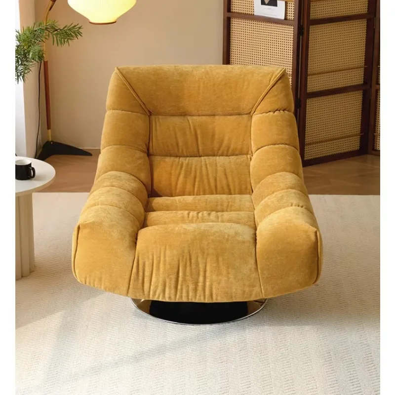 2025 Hot Sale Soft Comfortable Rotating Sofa Chair Designer Single Sofa Swivel Chair Lazy Sofa Chair for Living Room