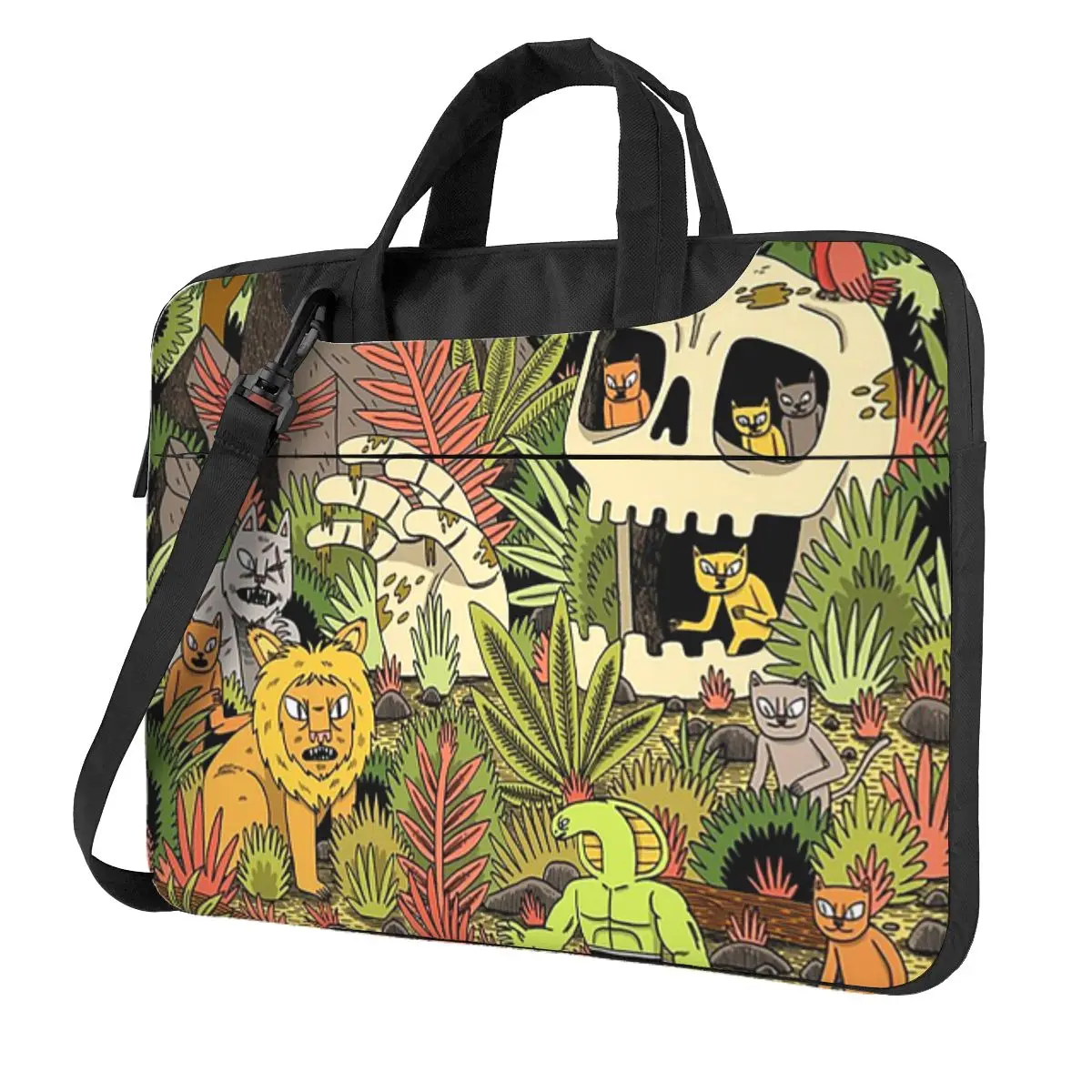 

The Jungle Crossbody Laptop Bag Case Computer Bag Resistant Protective Notebook Pouch for Macbook Pro Lenovo