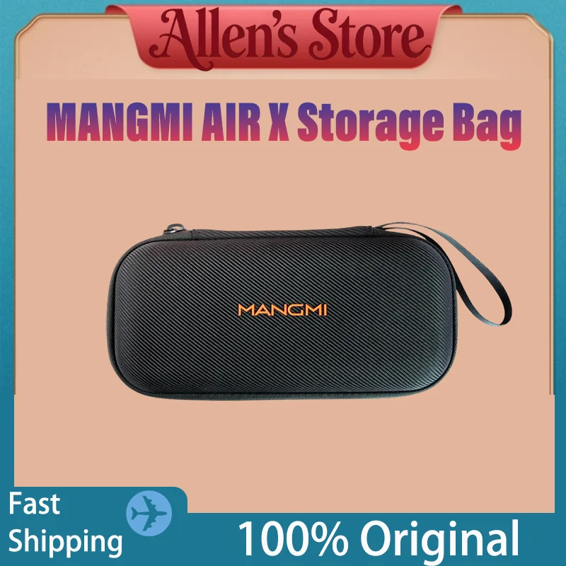 Image of MANGMI Air X Hartschalen-Aufbewahrungstasche Tragbare Stoßfeste Schutztasche mit Netztasche für Reisen, Outdoor und den täglichen Gebrauch.