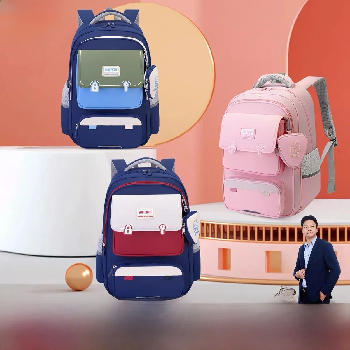 sac-a-dos-sunshine8point-leger-grande-capacite-protection-de-la-colonne-vertebrale-impermeable-double-bandouliere-pour-les-eleves-du-primaire