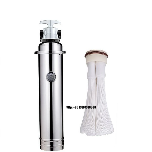 

Large Flow 5Tons Wholehouse PVDF Ultrafiltration Membrane Water Filter System 0.01Micron Stainless Steel Washable PVDF Filter