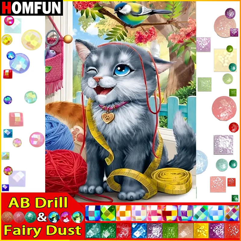 HOMFUN Fairy Dust AB Diamond Painting 