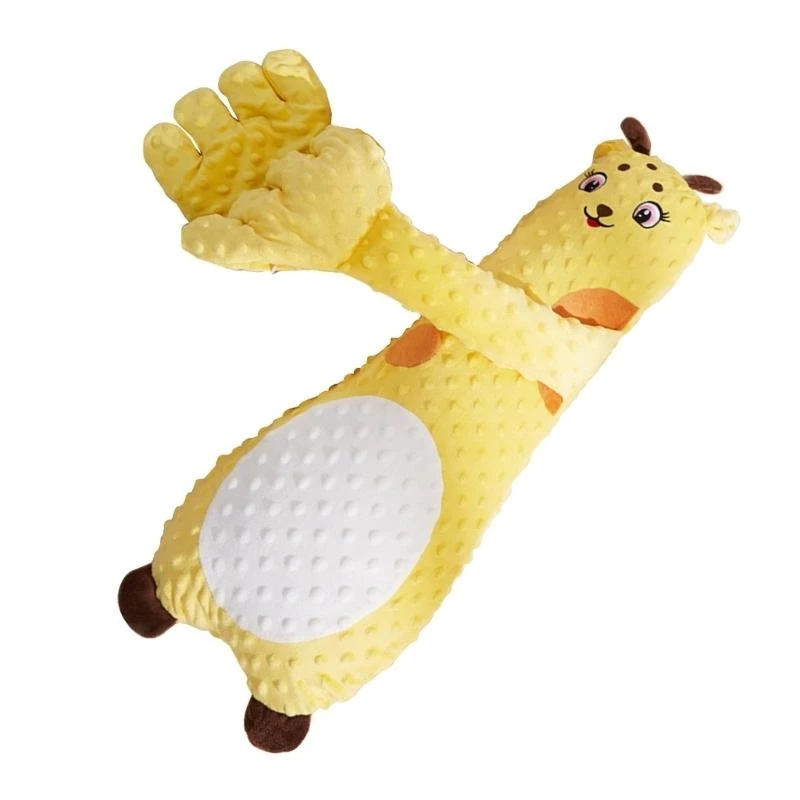 J15U Baby Exhaust Pillow Soothing Hand Toy Cartoon Pacify Hand Lying Down Sleep On Her Own Prevent Abdominal Flatulence