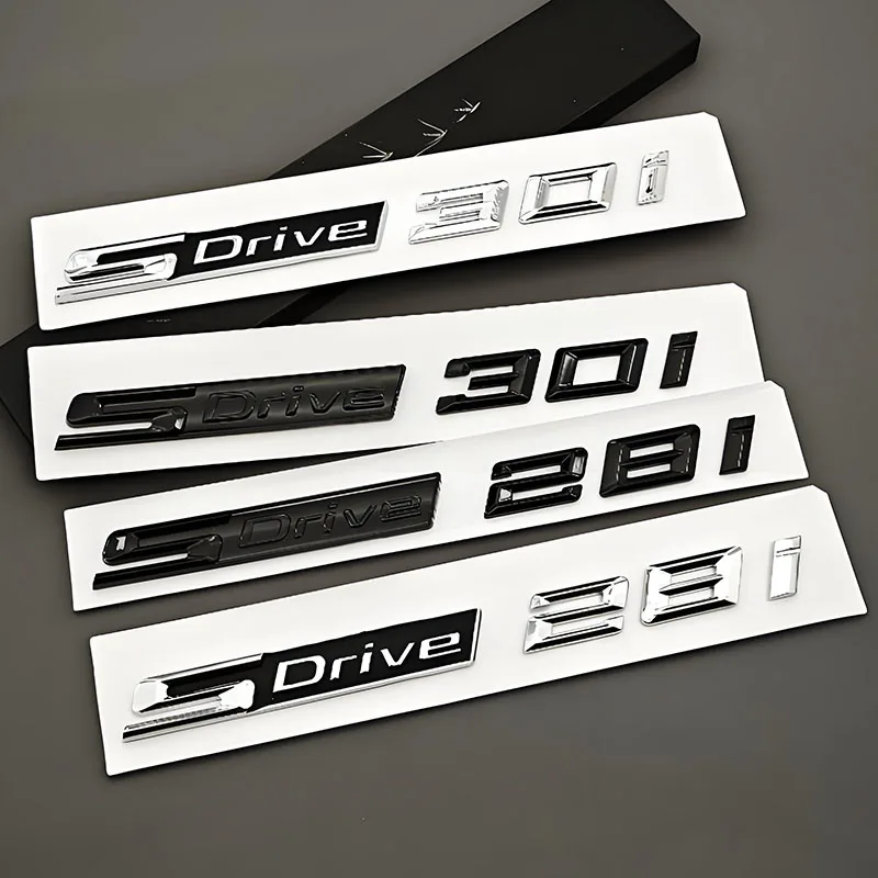 

3D ABS автомобильные буквы логотипа SDrive 28i 30i задний багажник значок боковое крыло эмблема наклейки для BMW Z4 E85 E86 E89 G29 автоаксессуары