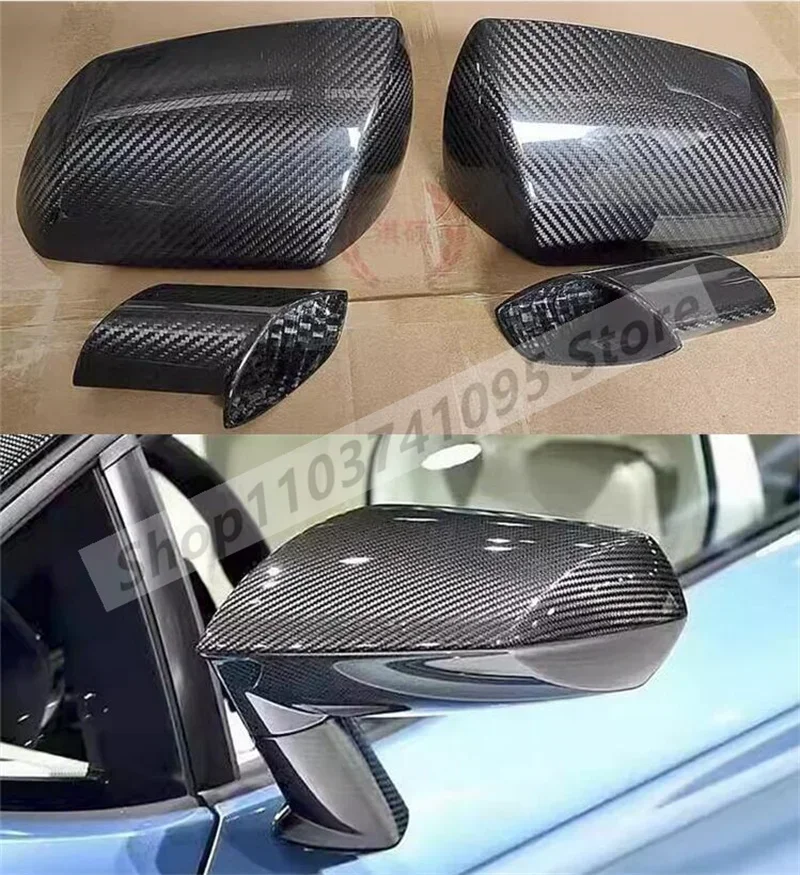 Real Forged Carbon Fiber Replacement Side Door Mirror Cover For Lamborghini Aventador LP700 LP720 LP750