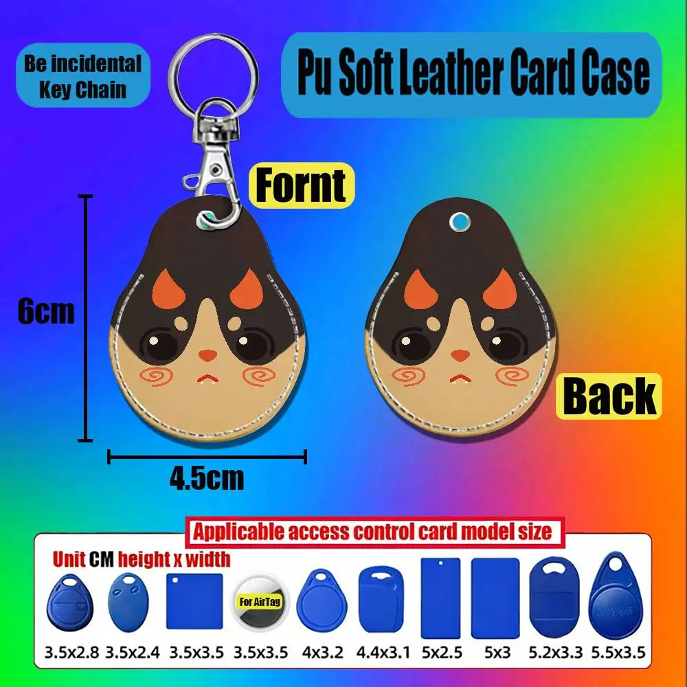 For Adopt Me Bat Shadow Frost Dragon For Air Tag Case Card Holder Keychain ID Badge Credit Bank Access For AirTag Case Shell