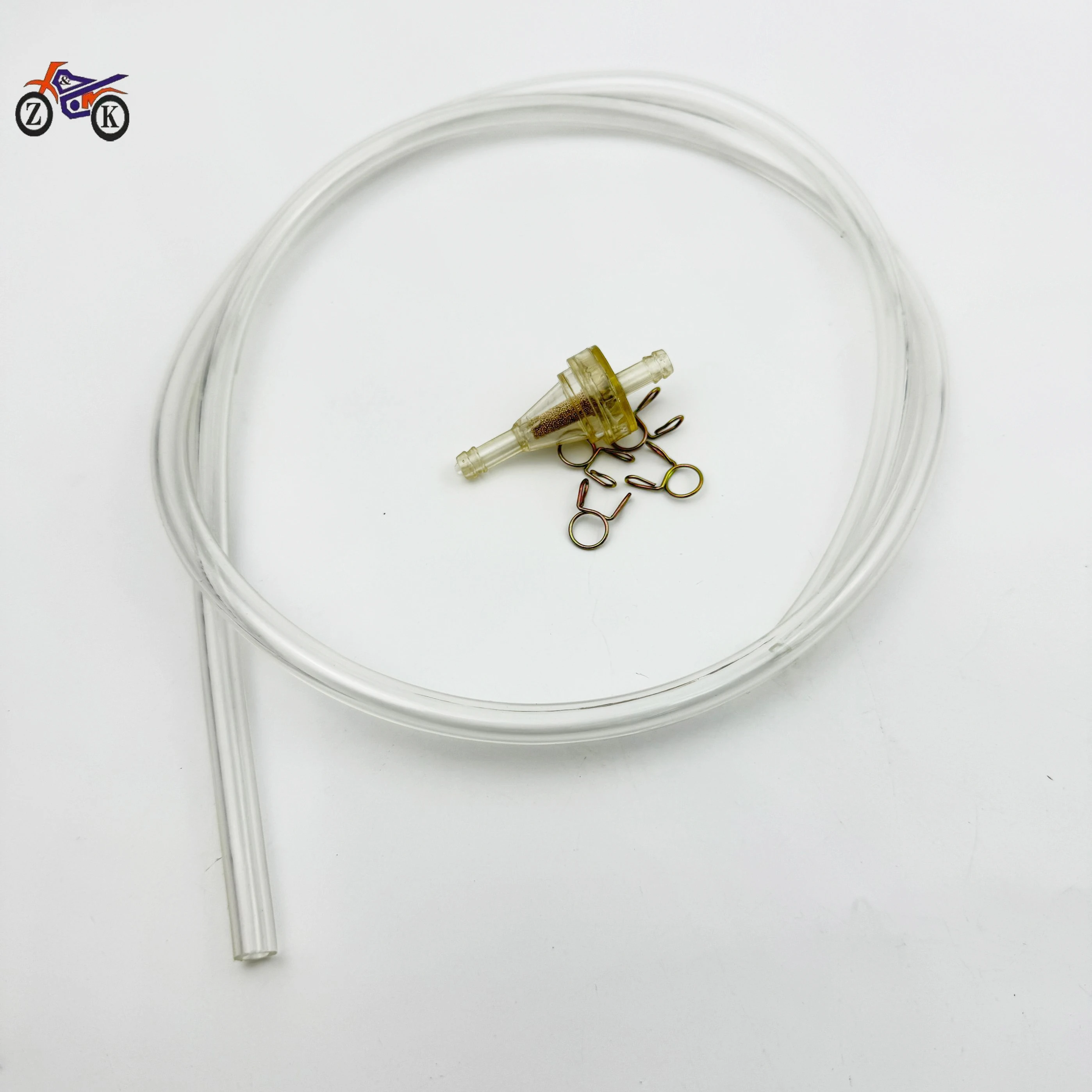 Motorcycle Clear Fuel Hose Pipe Fuel Filter Line Kit For Scooter ATV Tricycle