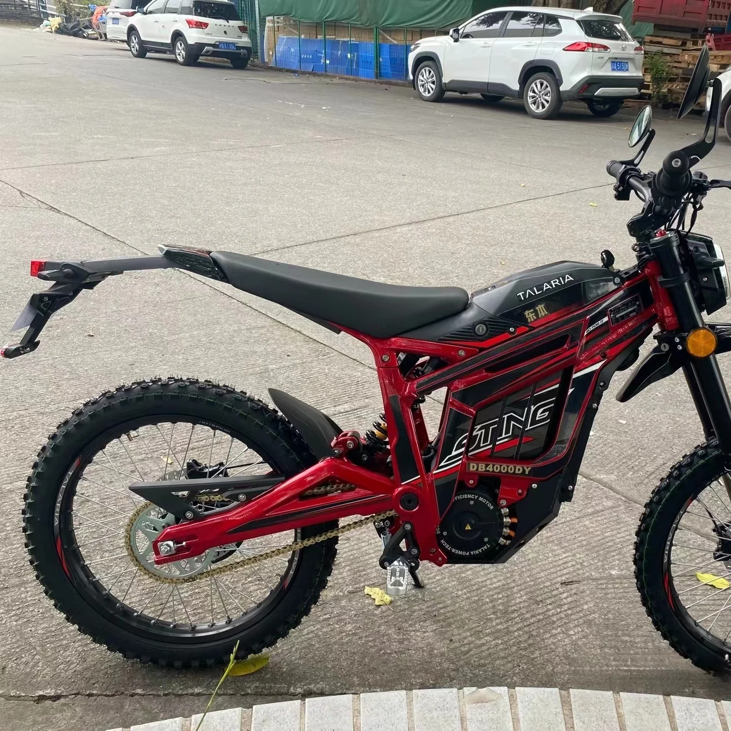 Electric Off Road Dirt Bike 60V 43.2Ah 85Km/h 8000W Powerful Racing Mountain Bike