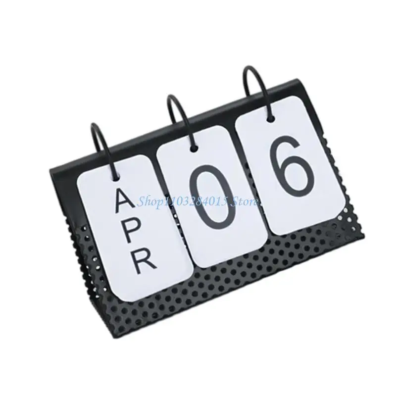 R6FF -Dauerkalender -Tabletop -Kalender mit Tagesmonat -Displays