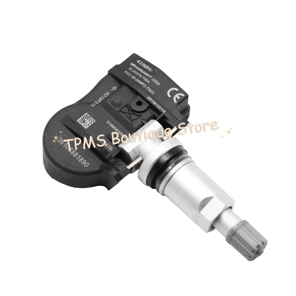4 قطعة 433 ميجا هرتز 36106856209 نظام مراقبة ضغط الإطارات مستشعر TPMS لسيارات BMW 4-Series Gran Coupe 3-Series GT 2-Series i3 i8 X6 X5