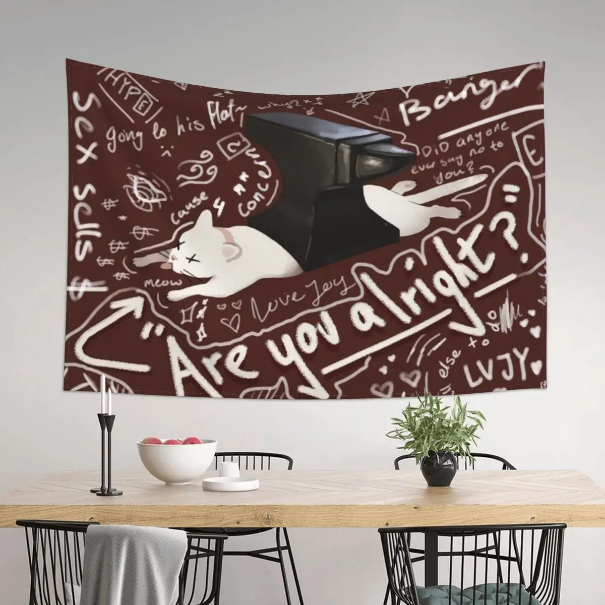 

Are You Alright Lovejoy Tapestry Wall Tapestries Aesthetic Room Decoration Aesthetic Room Decors Tapestry