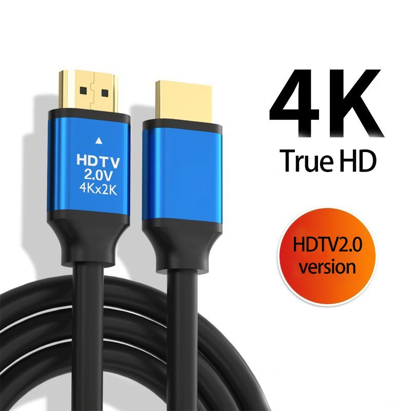 HDMI 2.0 Cable 4K@60Hz High‑Speed HD Video Audio Cord 1.5M 3M for TV Set Top Box Monitor PC Laptop Projector HDTV